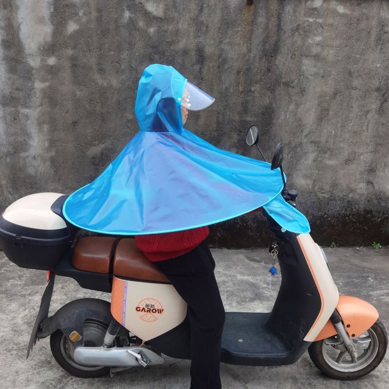 レインコート電気自動車専用オートバイのレインコートは豪雨防止成人男女全身にレインコートのつばを厚くする|undefined