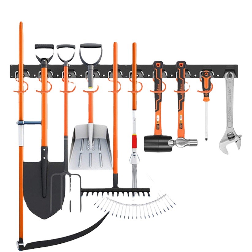 Panel trasero de plástico, accesorios de herramientas, estante de almacenamiento, gancho de pared de garaje multifuncional, gancho en forma de S, venta al por mayor