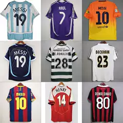 Vintage Retro Short-Sleeve Football Jerseys, Champions League Real Madrid Barcelona Fan Clubs National Teams, Leisure Jerseys Dropshipping Wholesale