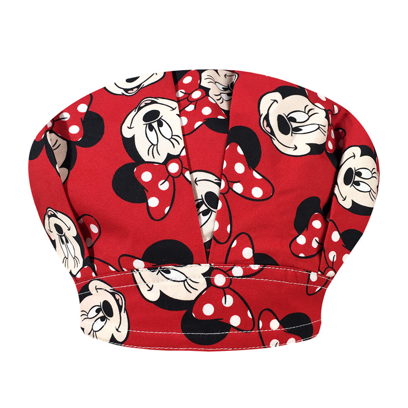 Un gran número de en stock de gama alta de algodón impreso tapa de cirugía oral dental hembra doctor enfermera Pelo Largo cerrado dedo del pie gorra mullida