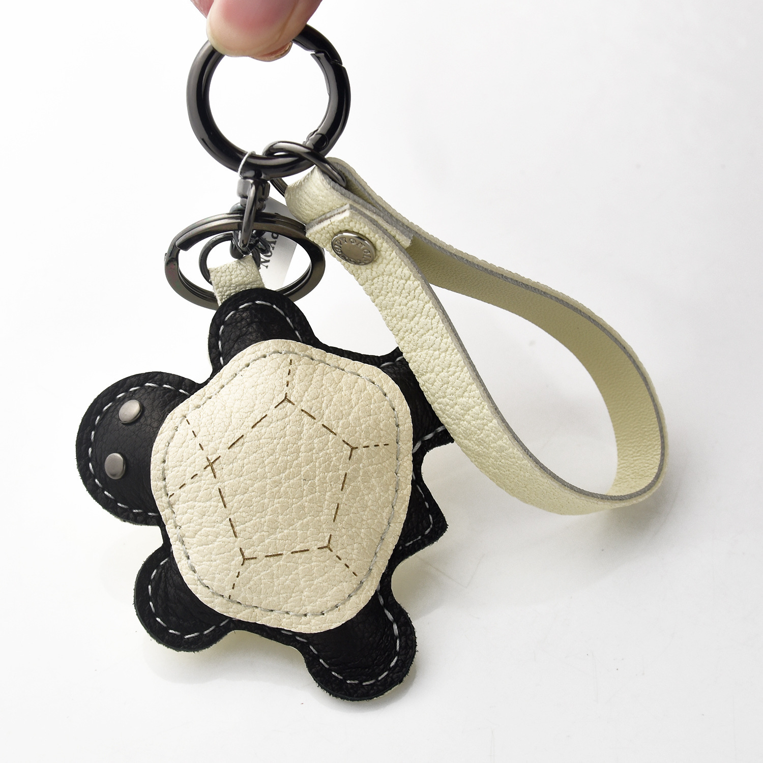 오프화이트 + 양가죽 로프