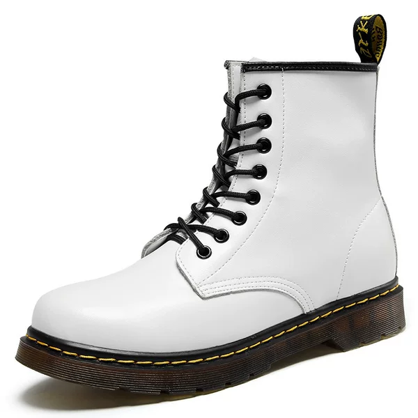 Cross-Border Large Size 1460 Couple's Matching Mid-Calf Martin Boots, Autumn and Winter All-Season Fleece-Lined Single Shoes, Women's Shoes, Men's Martin Shoes