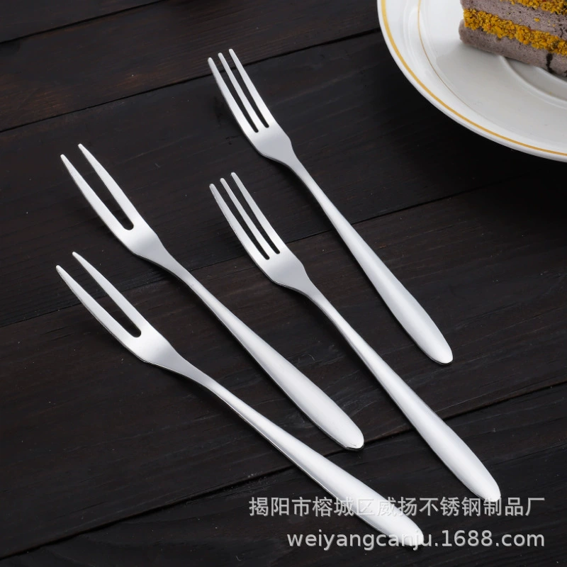 Stainless steel birthday cake set pizza spatula dessert fork spoon tableware production mooncake cutlery fork ins style