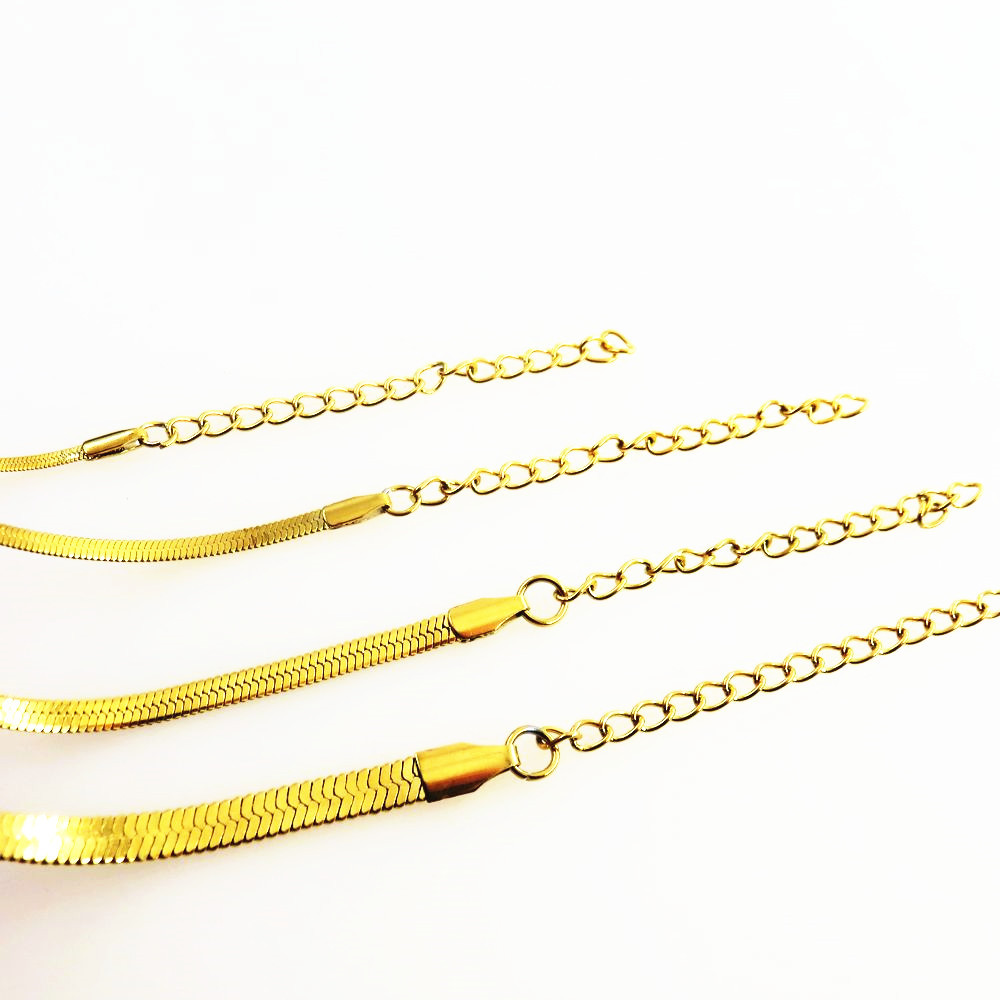 Simple Style Geometric Titanium Steel Plating Bracelets 1 Piece