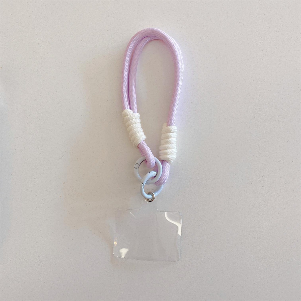 InsFeng nuevo tipo de colgante de color simple a prueba de pérdida de cuerdas de muñeca llaveras cuerdas tejidas a mano doble hebilla cuerdas de mano