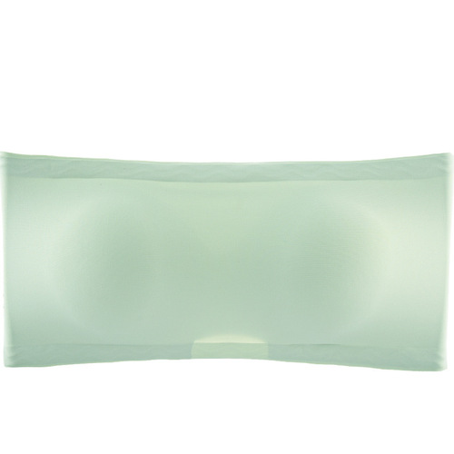 Seamless Ice Silk Beauty Back Sexy Gathering Invisible Chest Wrap One-Line Bottoming Non-Slip Tube Top Strapless Underwear for Women