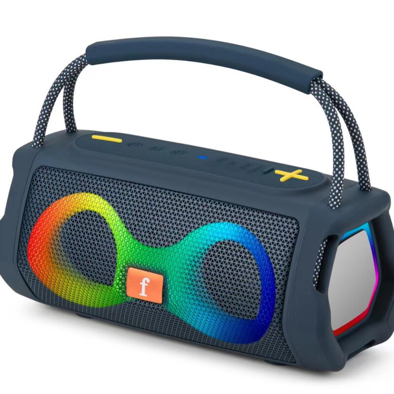 外国貿易 ET-313 オーディオ屋外スピーカーポータブル大音量ハイパワー RGB カラフルなライトサブウーファー|undefined