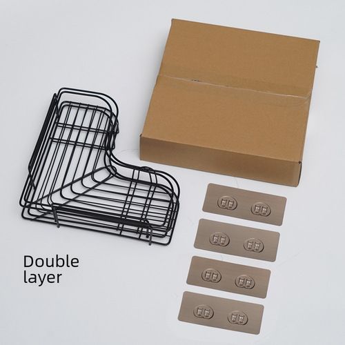 Hole-free bathroom kitchen and shower washbasin storage rack toilet paper holder wall-mounted storage rack for the bathroom and toilet