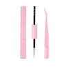 Fuchsia glue, tweezers