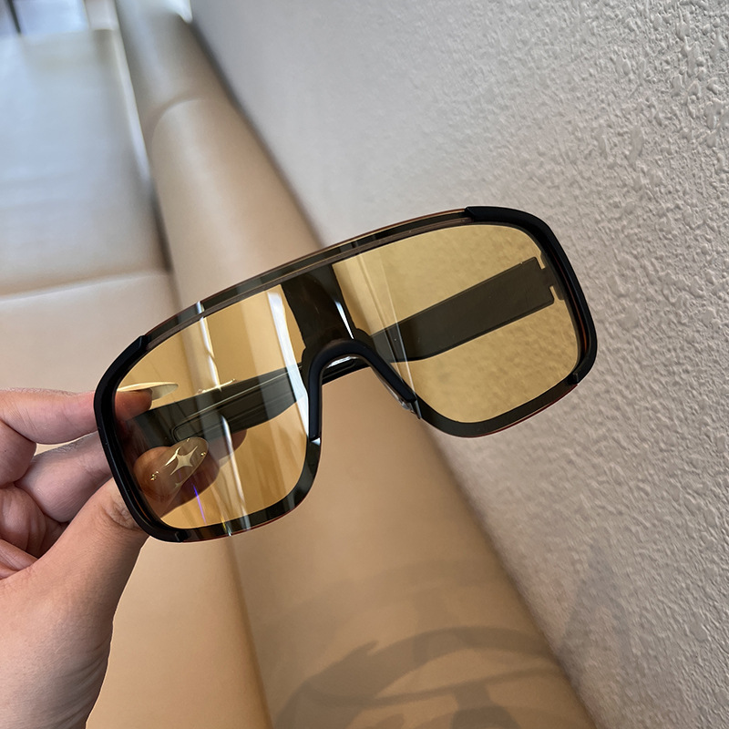 Occhiali da sole sportivi da ciclismo per uomo e donna, con montatura grande, occhiali antivento per escursioni notturne, occhiali da corsa colorati_voghion.com