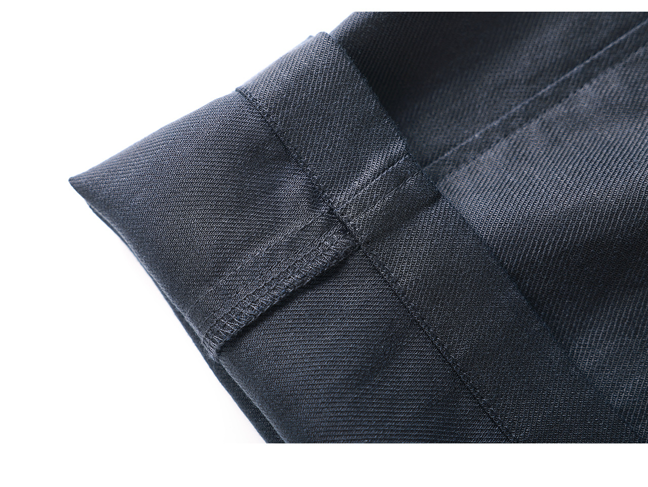 Quần culottes nữ ống rộng dáng suông, cạp cao, chất liệu tencel linen thoáng mát, phù hợp mùa hè — Xanh lông mòng đen chi tiết 28