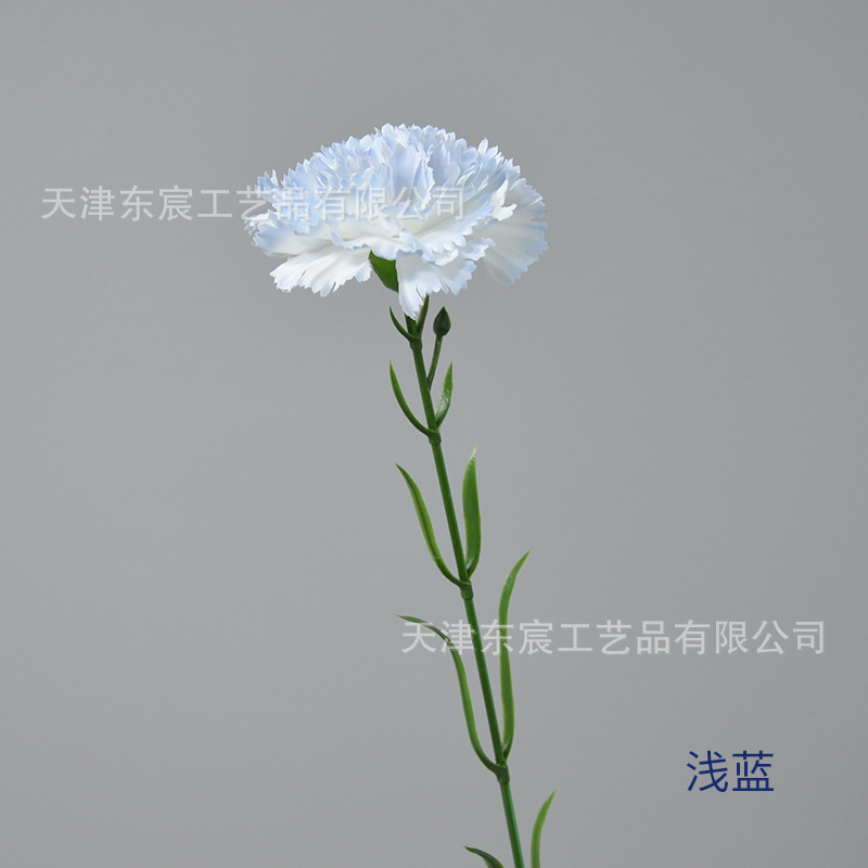 Clavel Artificial de Una Sola Rama de 8 cm de Seda para Bodas y Decoración del Hogar