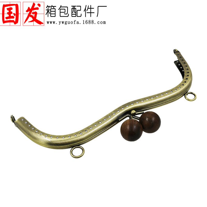 19cm M-shaped brillante madera oro 20mm tronco de madera maciza estilo japonés perlas de caramelo 4 colores opcionales cabeza de caramelo