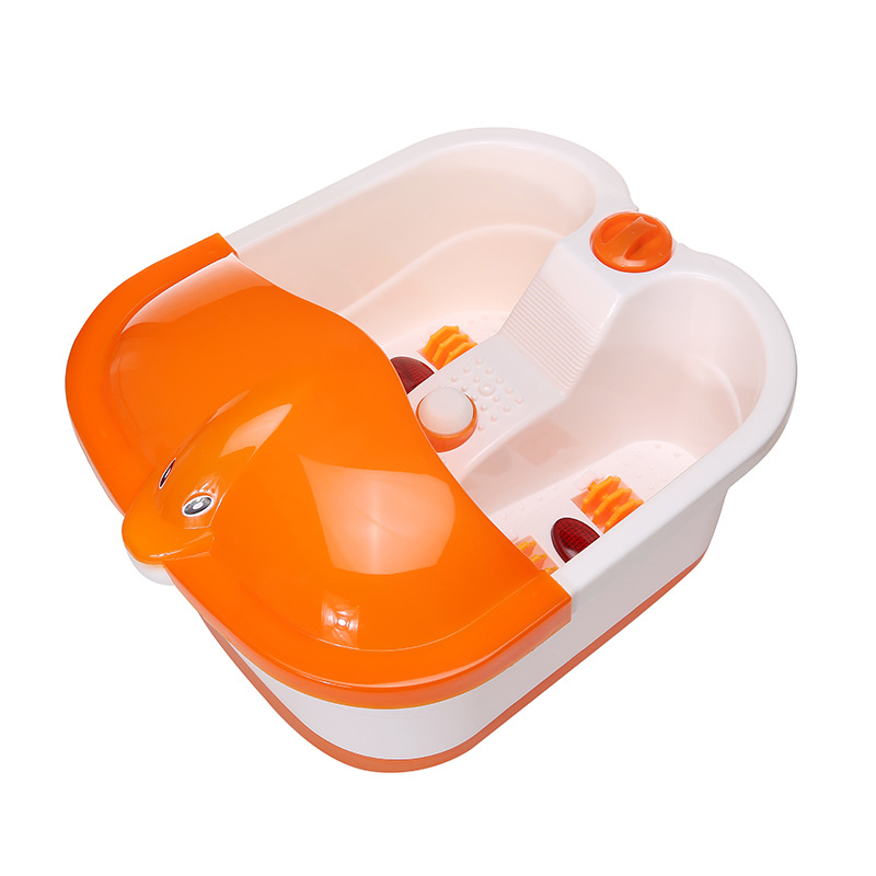 Bañera eléctrica para pies – con calefacción y masaje, cubo de pedicura, dispositivo de terapia de pies