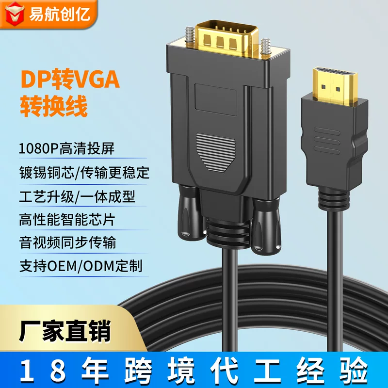 HDMI к VGA кабель-адаптер для ноутбука с аудио интерфейсом, дисплей проектор