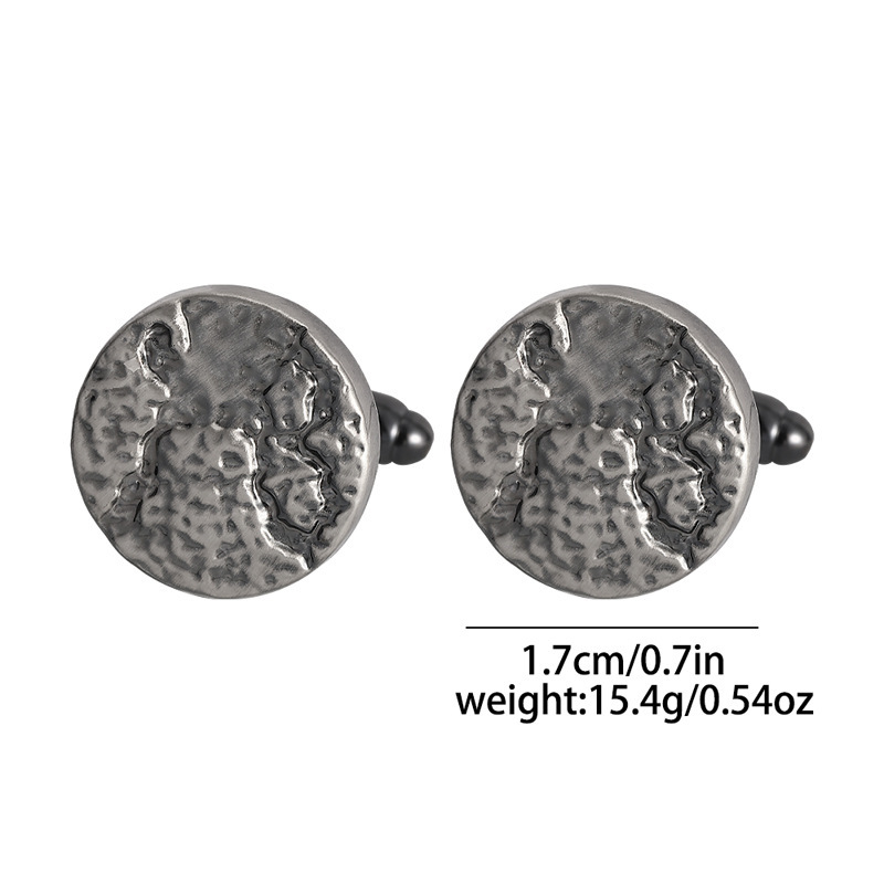 Fashionable Irregular Surface Cufflinks For Men And Suits_voghion.com