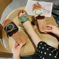 Летние шлёпанцы‑платформа, мягкая подошва, нескользящие, милый интернет‑стиль, размеры 36–41