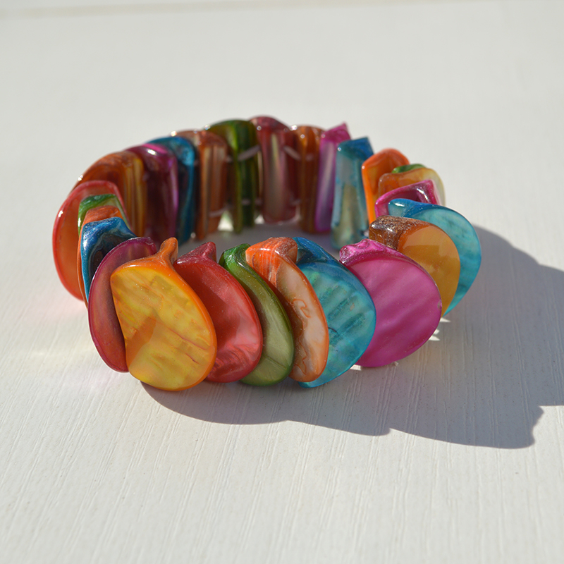 Conchas naturales pulsera caracoles collar diy joyas de chicas hechas a mano puestos de mercado nocturno regalos características pulseras