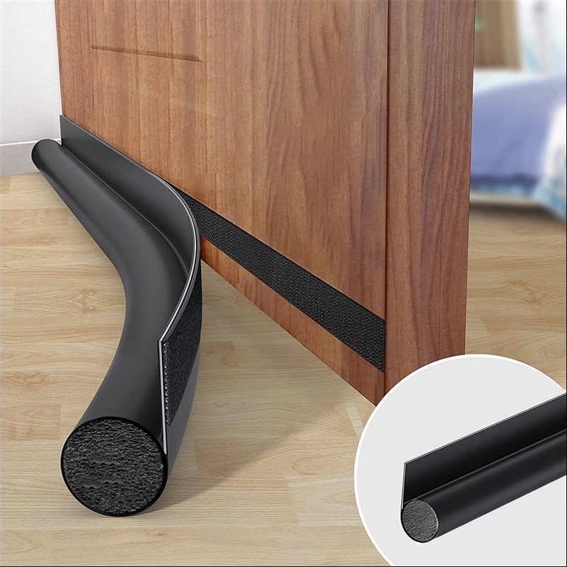 Door Bottom sealing strip windproof strip dustproof anti-mosquito Ant door seam sound insulation strip anti-theft door wooden door windproof thermal insulation