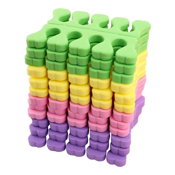 Spot nail art EVA sponge soft finger cotton multi-color optional toe cotton toe splitter finger splitter separation