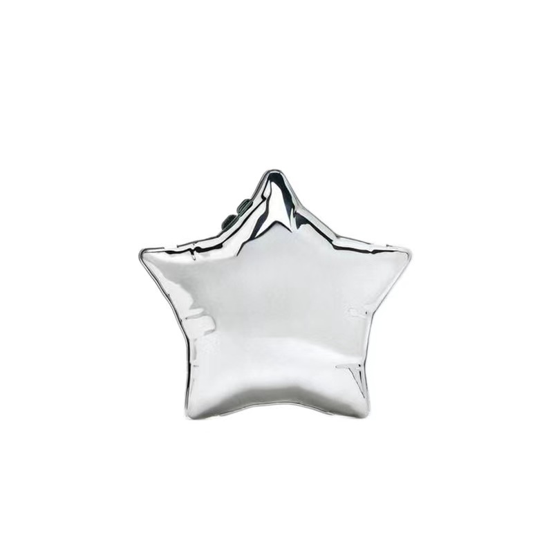 New Spring/Summer 2025 gold and silver star shoulder bag, mini chain bag, casual and fashionable crossbody acrylic bag Item Picture