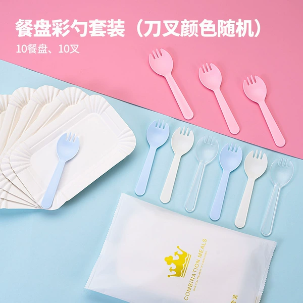 10 trays and 10 fork bags (400 sets in total)