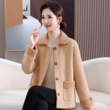 时尚洋气2024年外套夹克上衣妈妈长袖新款秋季开衫中老年女装秋装，女装短外套，妃慕昵服饰