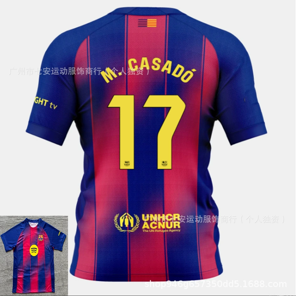 Версия футбольной формы 25-26 Тайланд Tottenham Son Heung-min Barcelona Yamal Manchester City Haaland Marseille home and away jersey