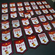 小学生检查标志少先队干部臂章袖标小学生班干部PVC徽章值日臂章