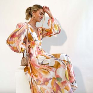 2023ins�¿�W��Ůʿ�����B��ȹ ��ʽ���Ű��g�黨���\���[�Lȹ