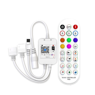 Manufacturers Shipped Infrared 24 Keys RGB Controller Music WIFI Controller Amazon Alexa Voice Function