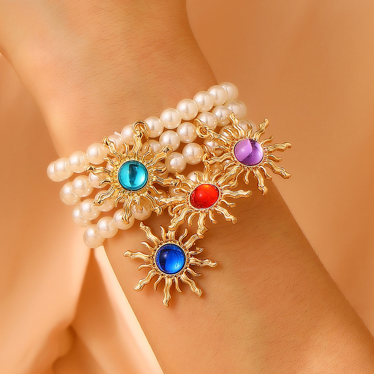 48g Weight CCB, Imitation Pearl, Alloy Pendant Material Bracelets Classification Alloy Chain Material Beaded Chain Chain Type 1 Piece, 1 Set Quantity Casual, Banquet, Daily Occasion CCB, Imitation Pearl, Alloy Material Geometric Pattern Women's Gender Polishing Design Elegant Style Elegant Geometric CCB Imitation Pearl Alloy Beaded Chain Beaded Bracelets Wholesale 26