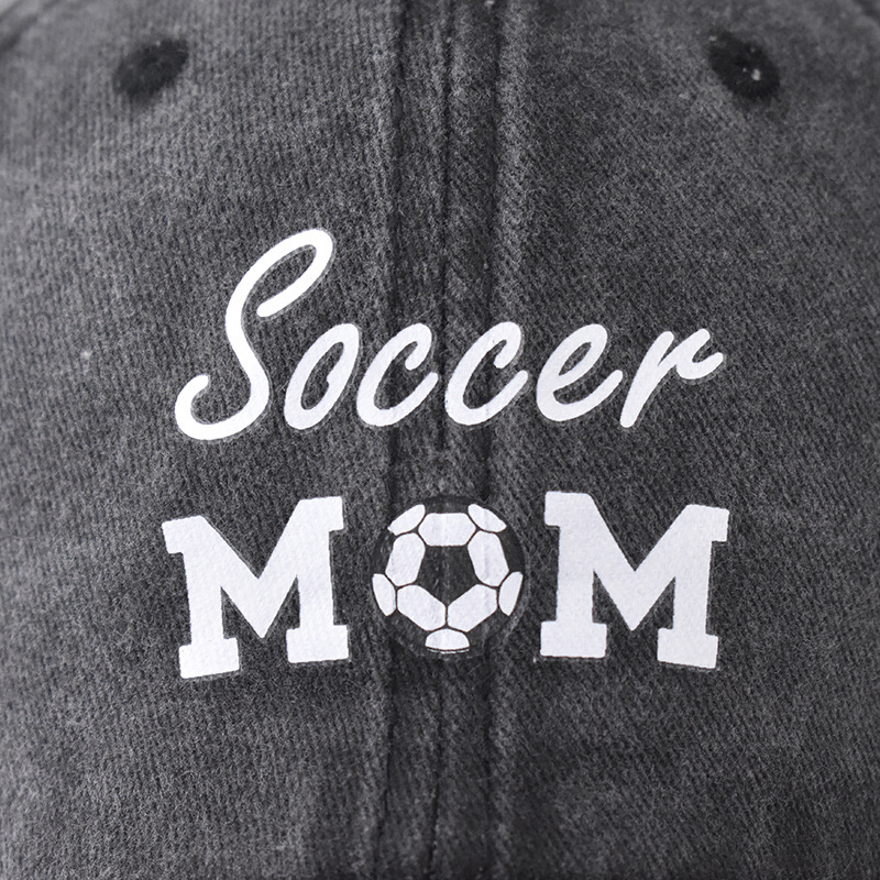 Algodón transfronterizo nuevo lavado con agua viejo sombrero de béisbol de fútbol de alta calidad personalidad al aire libre MM gorra de lengua de pato
