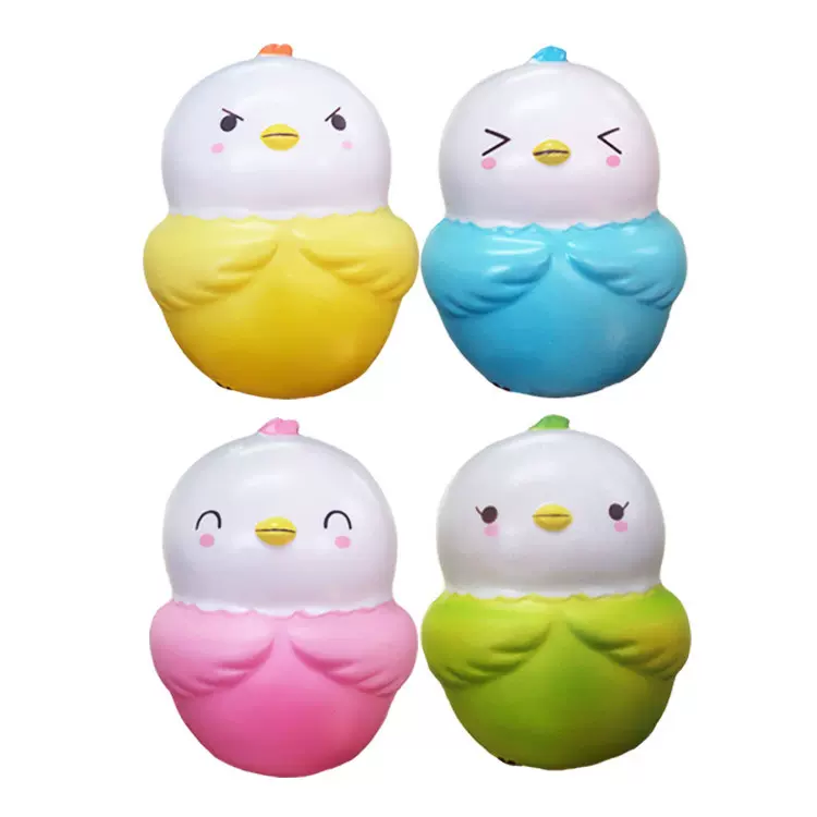 Punimaru PU发泡慢回弹可爱卡通动物小鸡Squishy减压发泄玩具制品