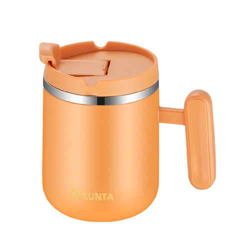 304 stainless steel mug double layer ins style coffee milk cup creative Japanese water cup thermos cup gift