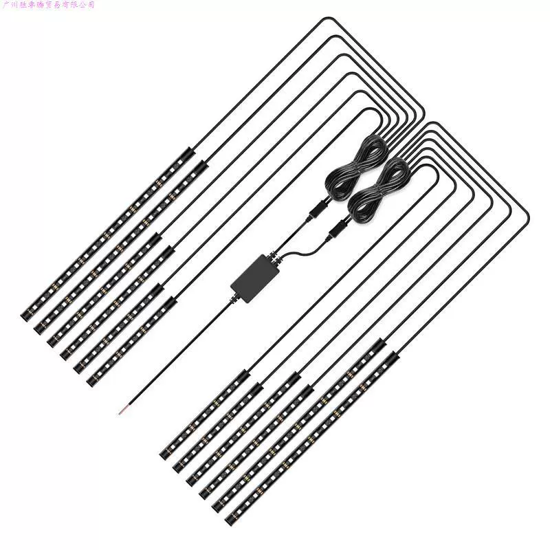 Новая светодиодная подсветка рамы мотоцикла, декоративный свет, световая полоса для автомобиля, ночной свет, Bluetooth, приложение, предупреждающий свет