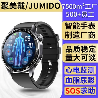 跨境F210心电智能手表蓝牙通话手环血压运动心率血氧尿酸健康监测