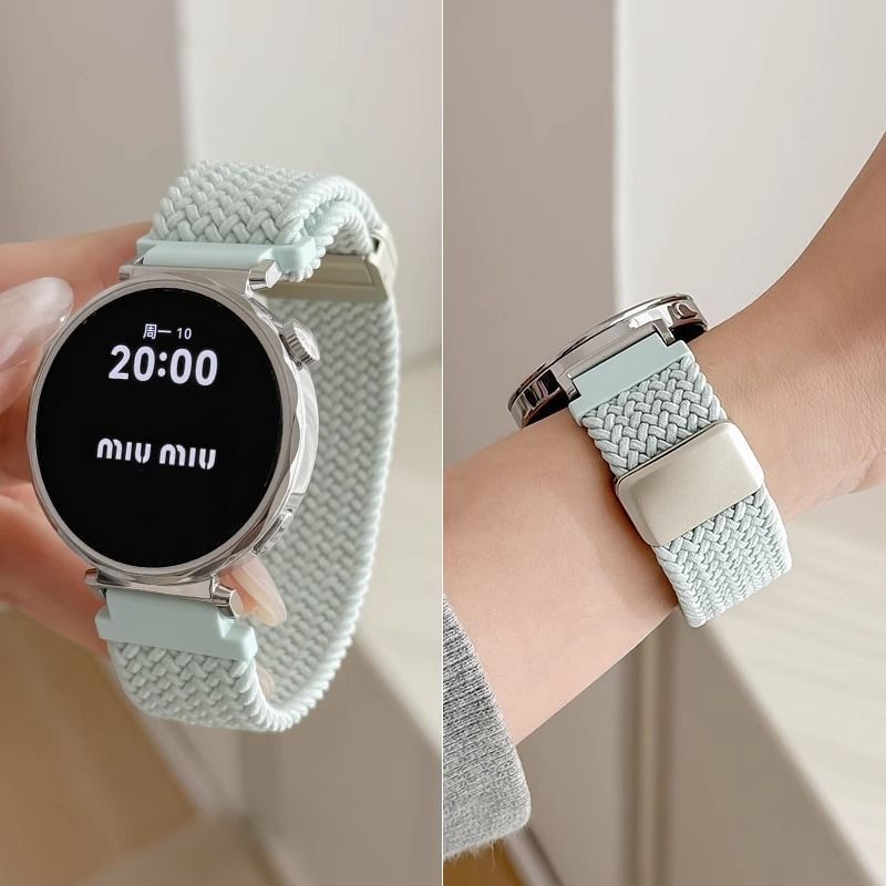 Suitable for Huawei Gt5 Watch Strap Gt4 Loop Magnetic Watch4/3Pro Woven Gt3 Summer Gt2 Sports 41/46mm