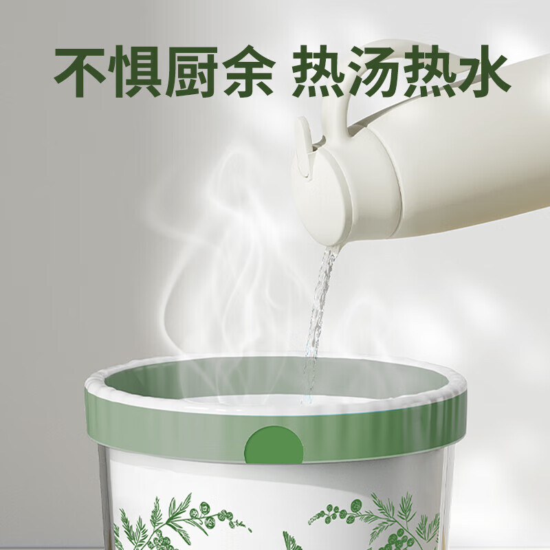 艾草免撕垃圾袋家用加厚手提式厨余厨房特厚专用免撕抽绳垃圾袋|undefined