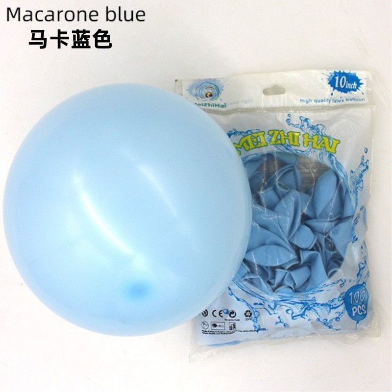 Customizado 10 pulgadas engrosado macarón globos al por mayor dulces globos decoración de la decoración de la casa de boda