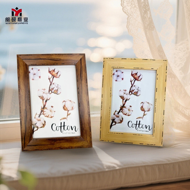 Simple Photo Frame, European-Style Desktop Display, Multi-Size, High-End Design, Family Photo Display, Wall Decoration