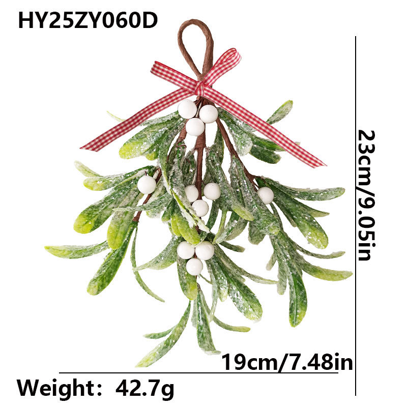 ヨーロッパとアメリカのクロスボーダークリスマスデコレーション、イチジクのハンギングオーナメントシリーズ、模擬緑の植物、ベリー、小さな花束、ソース工場|undefined