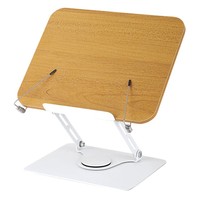 Вращающаяся книжная полка для чтения Книжная полка для чтения настольная кровать подъемный планшет для ноутбука акриловая высота чтения увеличение книжной полки для чтения