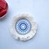 Blue and white China Wind Cushion Guo Chao Cotton Weaving Cushion Pad New Chinese Household Shooting props yellow hemp pads