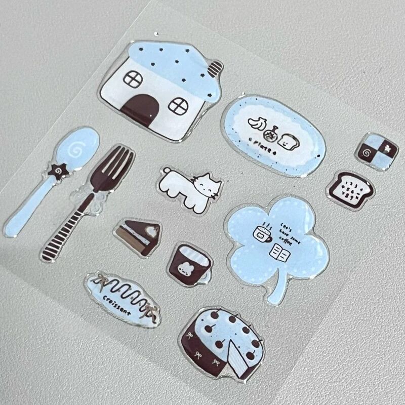 Korean-Style Cute Little House Fruit Stickers, High-Value Cherry Cake DIY Phone Case, Camera, Tablet, Planner Decoration Korean-Style Cute Little House Fruit Stickers, High-Value Cherry Cake DIY Phone Case, Camera, Tablet, Planner Decoration