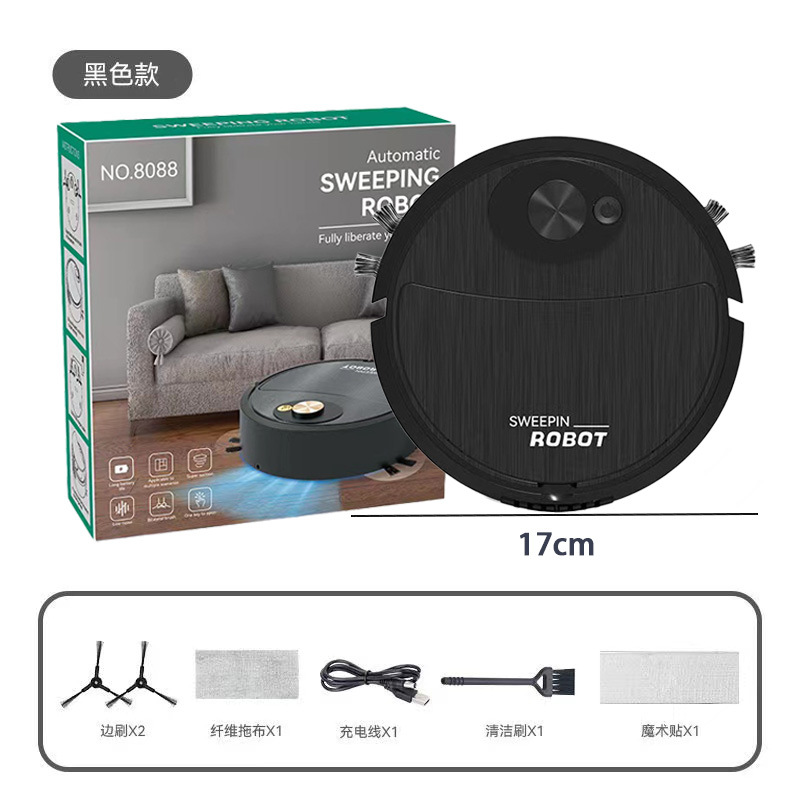 Mini robot de barrido tres en uno máquina de limpieza dormitorio aspiradora actividad regalo exquisito embalaje de caja de color