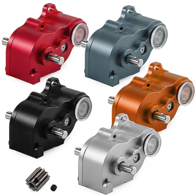 1/10 Climbing Car Lcg Low Center Of Gravity Gearbox Scx10 Metal...