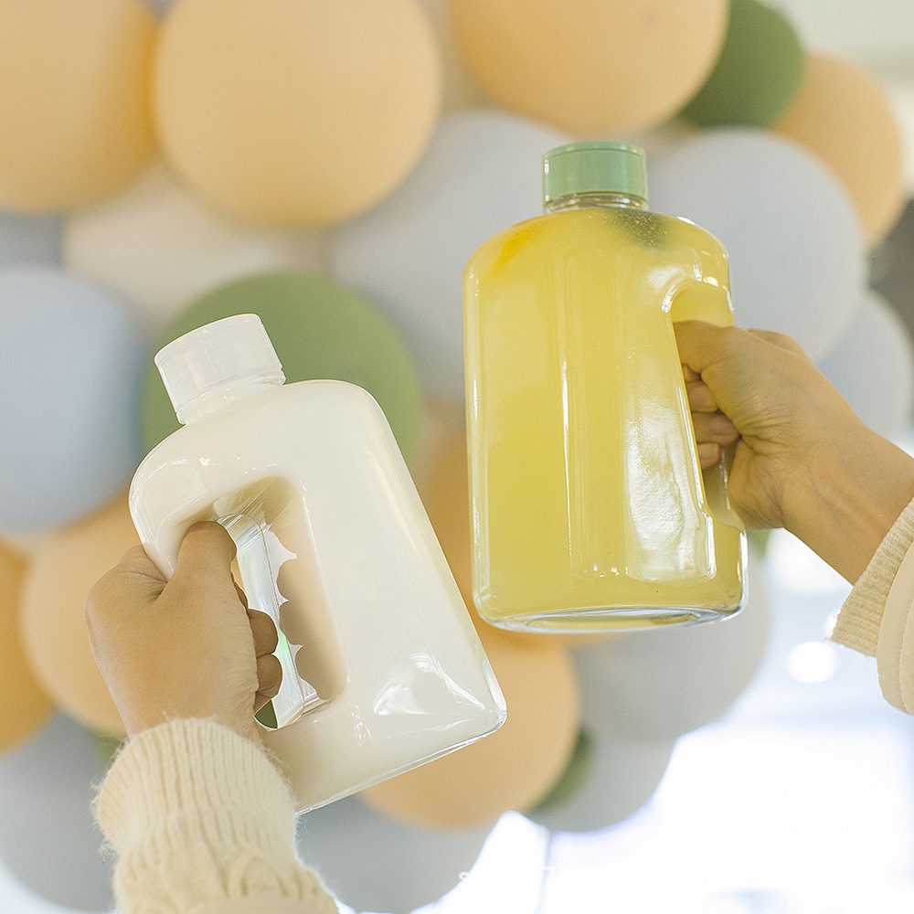 网红大容量吨吨桶运动健身男女学生便携塑料杯大肚太空杯直播代发