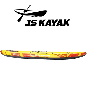 JS ПВХ каяк складывающейся на каноэ рыбалка на рыбалку каяк сингл и двойные удары каяк