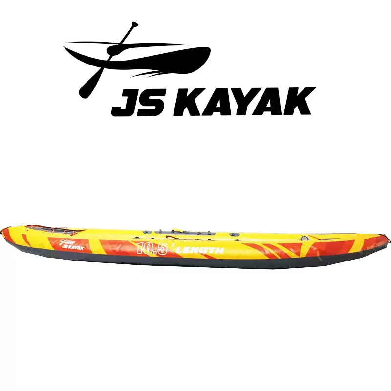 JS PVC皮划艇折叠独木舟钓鱼船皮筏艇单双人冲锋舟KAYAK
